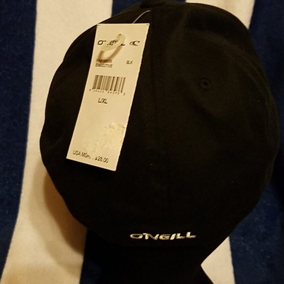O'NEILL Men's Executive Black Logo Fitted Hat~L/XL - Picture 5 of 5